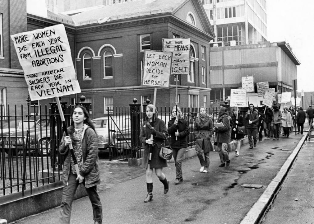 1960s: Pressure from activists creates reform in some states ahead of Roe v. Wade